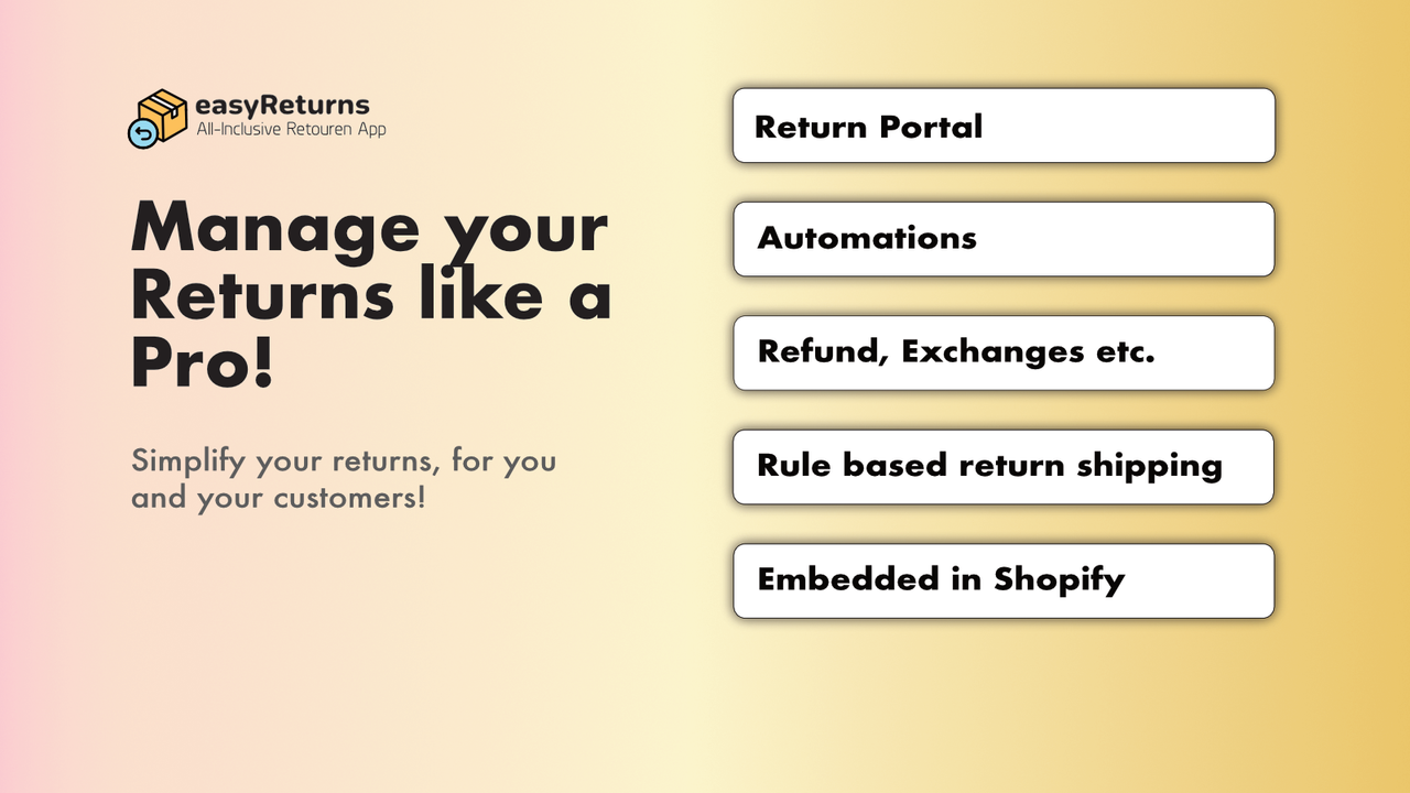 Order Returns | easyReturns