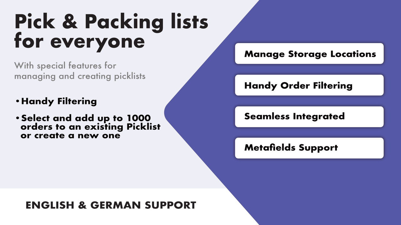 Picklists & Packlists | PikUp