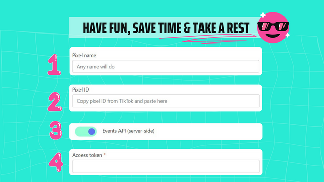 TikShop: Omega Pixel & Catalog
