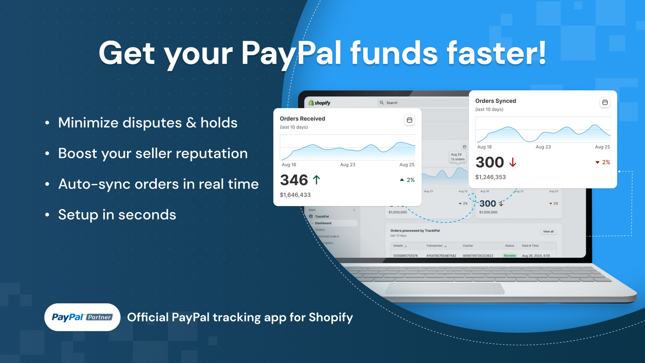 TrackiPal PayPal Tracking Sync