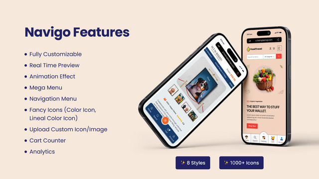 Navigo | Mobile Menu Bar