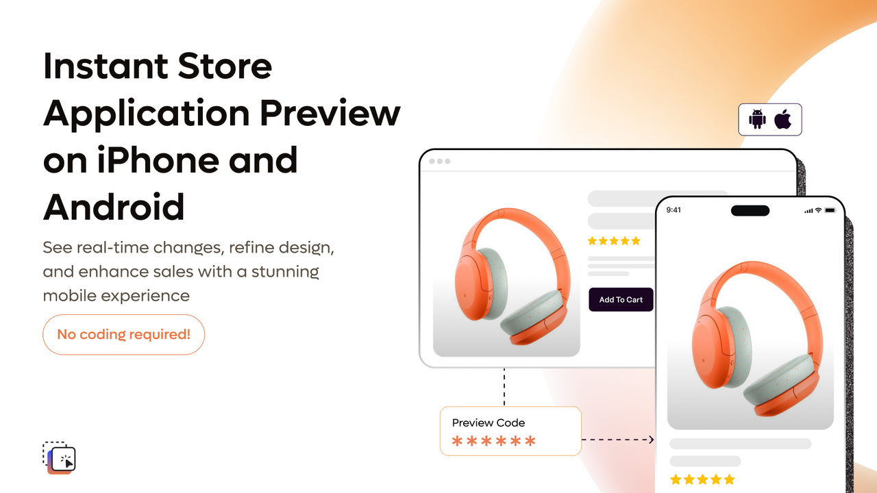 Instant app preview with Real-time Sync