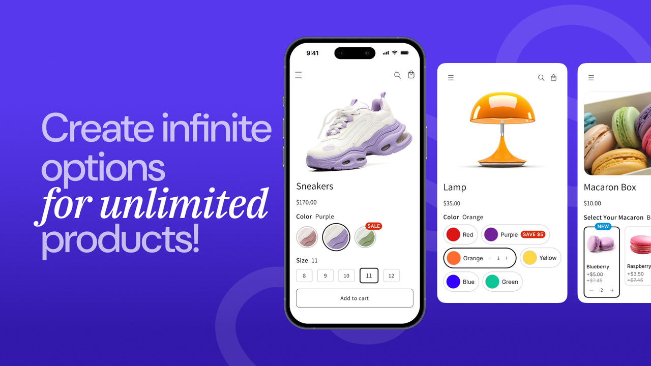 APO Product Options, Variants