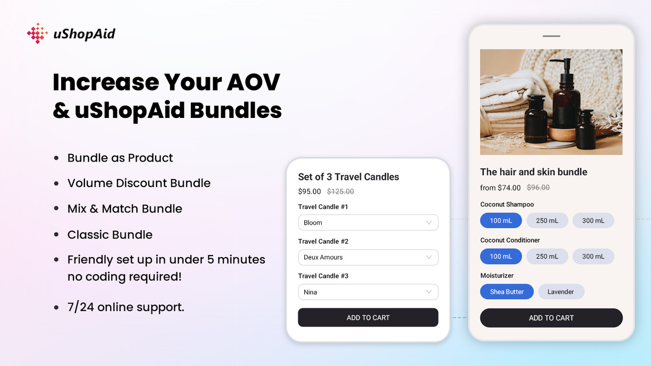 uShopAid ‑ Easy Bundle Builder