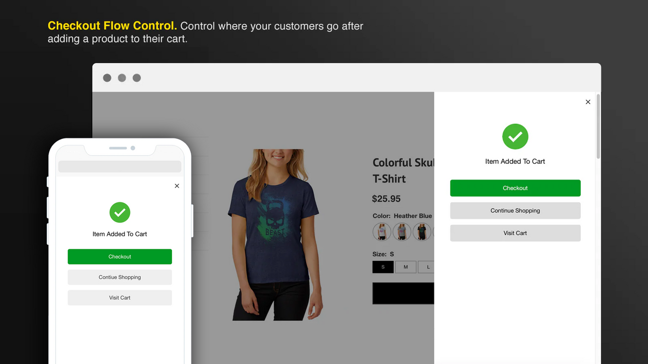 Control Checkout Flow