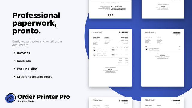 Order Printer Pro: Invoice App