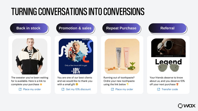 WAX: marketing on WhatsApp