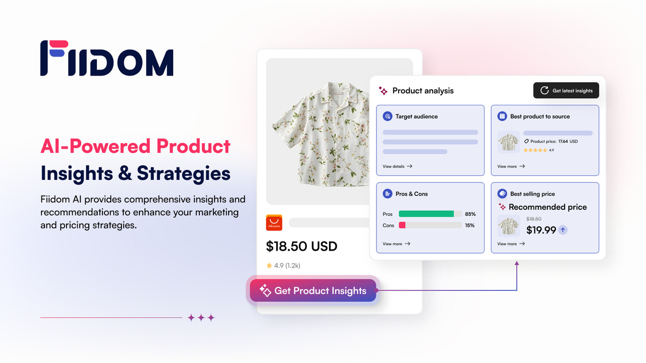 AI-powered product insights, marketing and pricing strategies