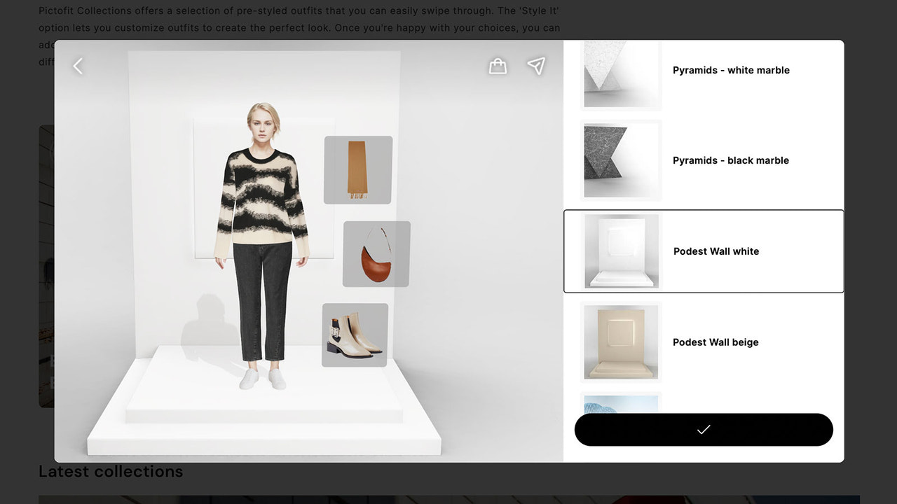 Immerse your avatar in different backgrounds