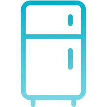 Koelkast gevuld alsof je thuis bent