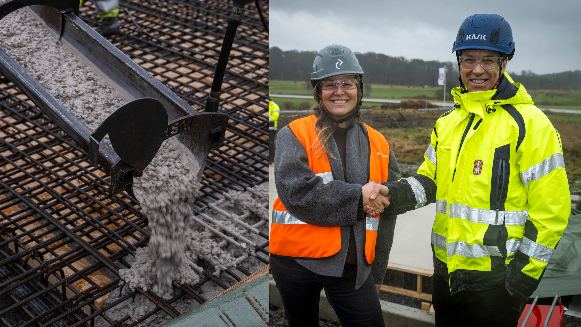 Cemvision and JM complete successful pilot casting – a milestone for future construction