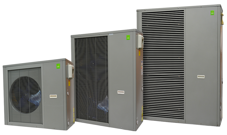 3 modelos de bombas de calor Hero