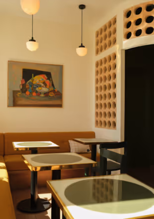 Tables avec canapés Orso Hotels Paris