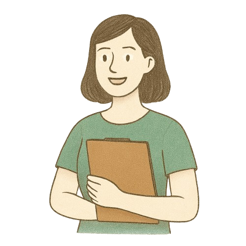 Femme avec un audit énergétique