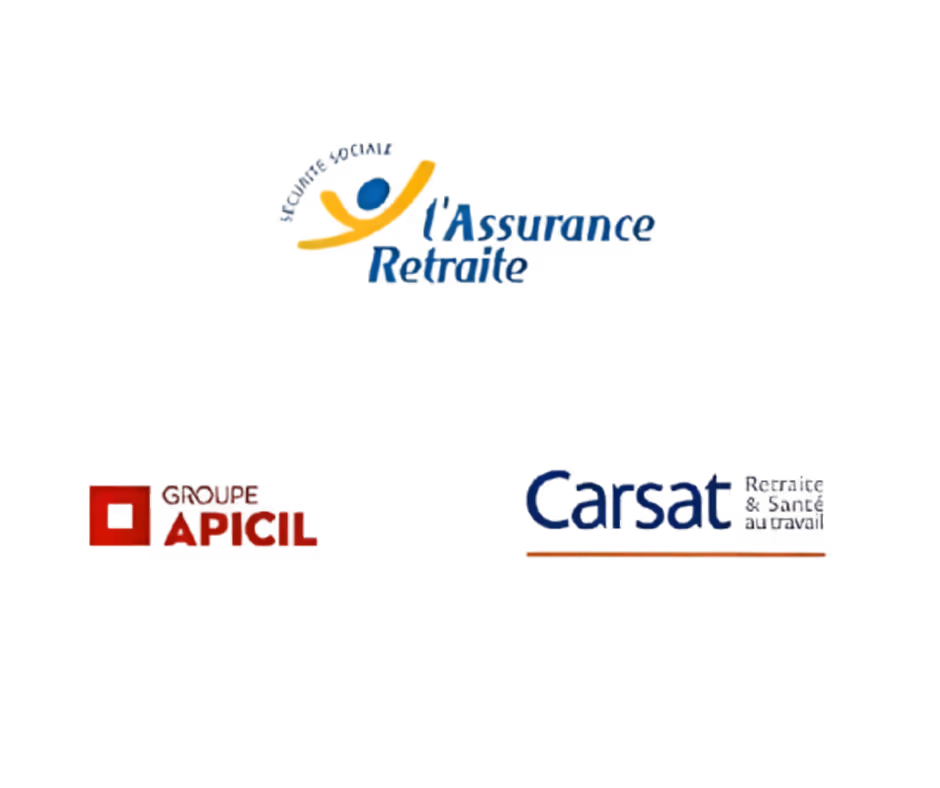 Logo des caisses de retraite sollicitées
