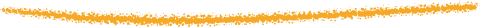 Ligne ondulée orange avec des petits points irréguliers sur fond blanc.