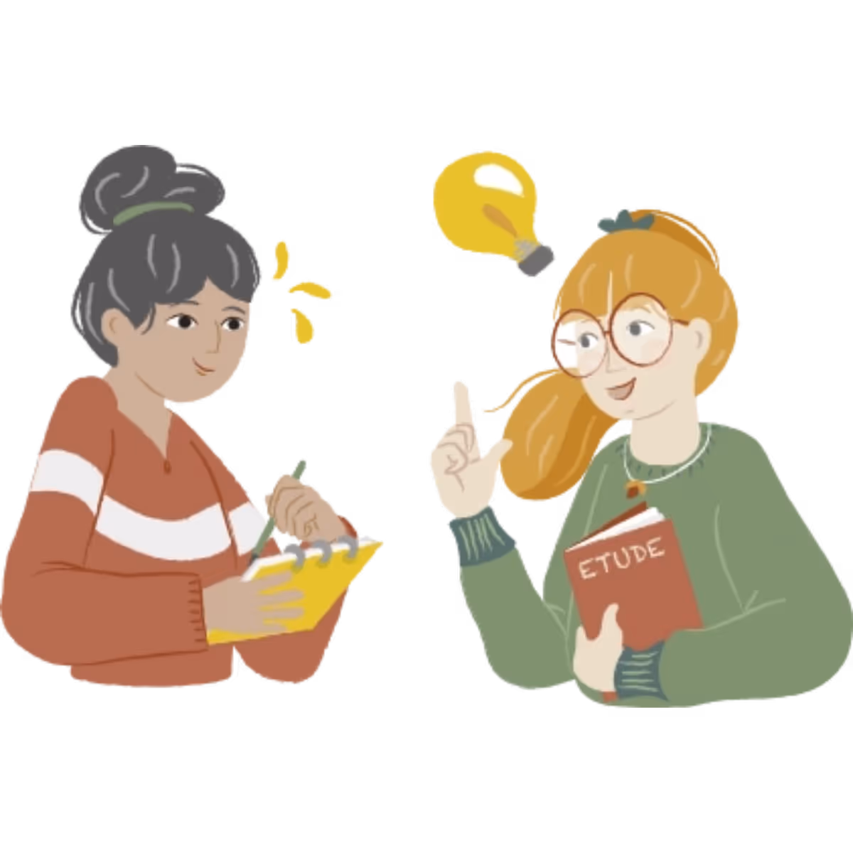 deux femmes qui échangent Deux femmes qui échangent sur un projet de rénovation énergetique