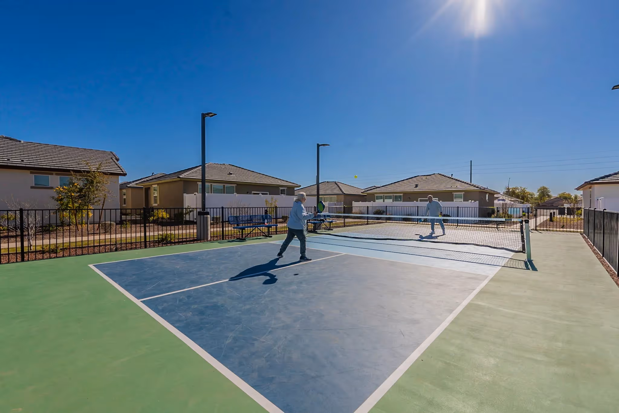 Pickleball court