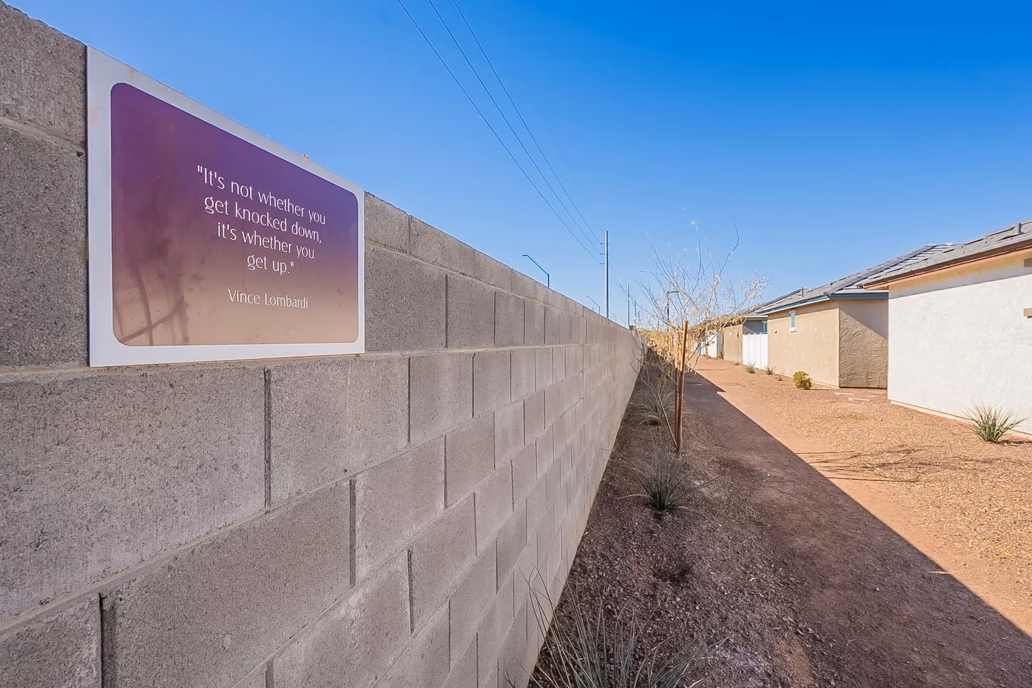 Walking trail entrance