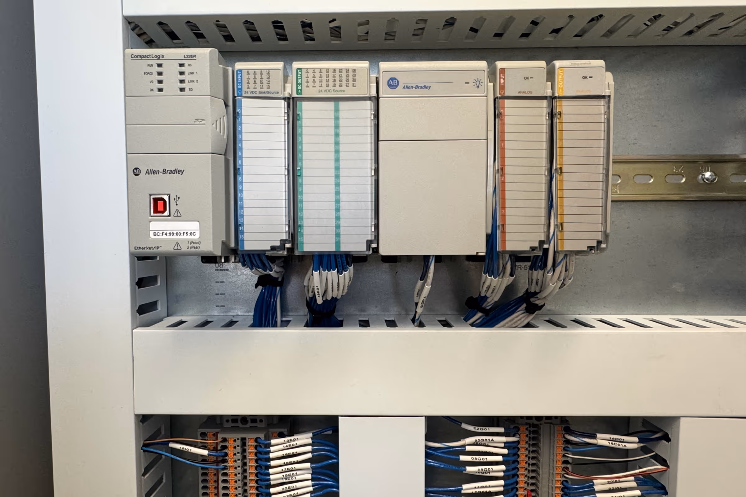 Panel wiring and gutters