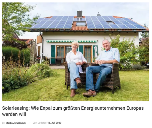 Solarleasing: Wie Enpal zum größten Energieunternehmen Europas werden will
