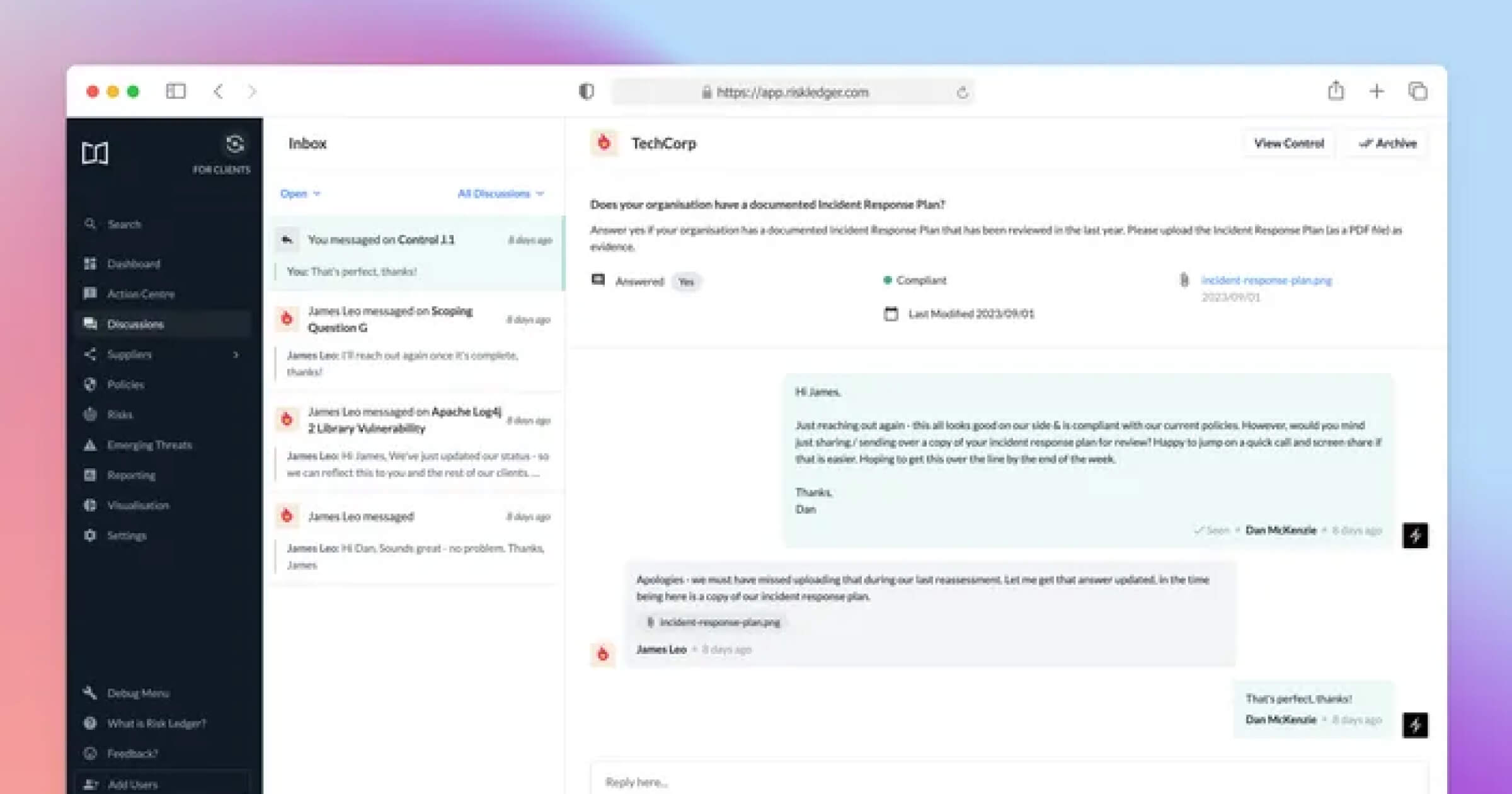 Enhanced Discussions Inbox