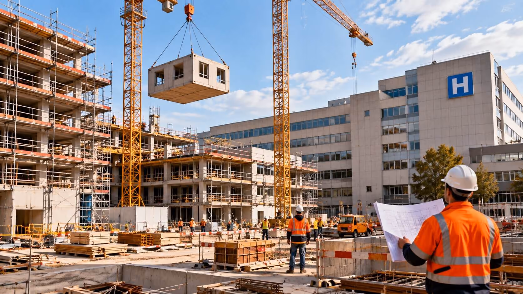 Neubau – im laufenden Betrieb