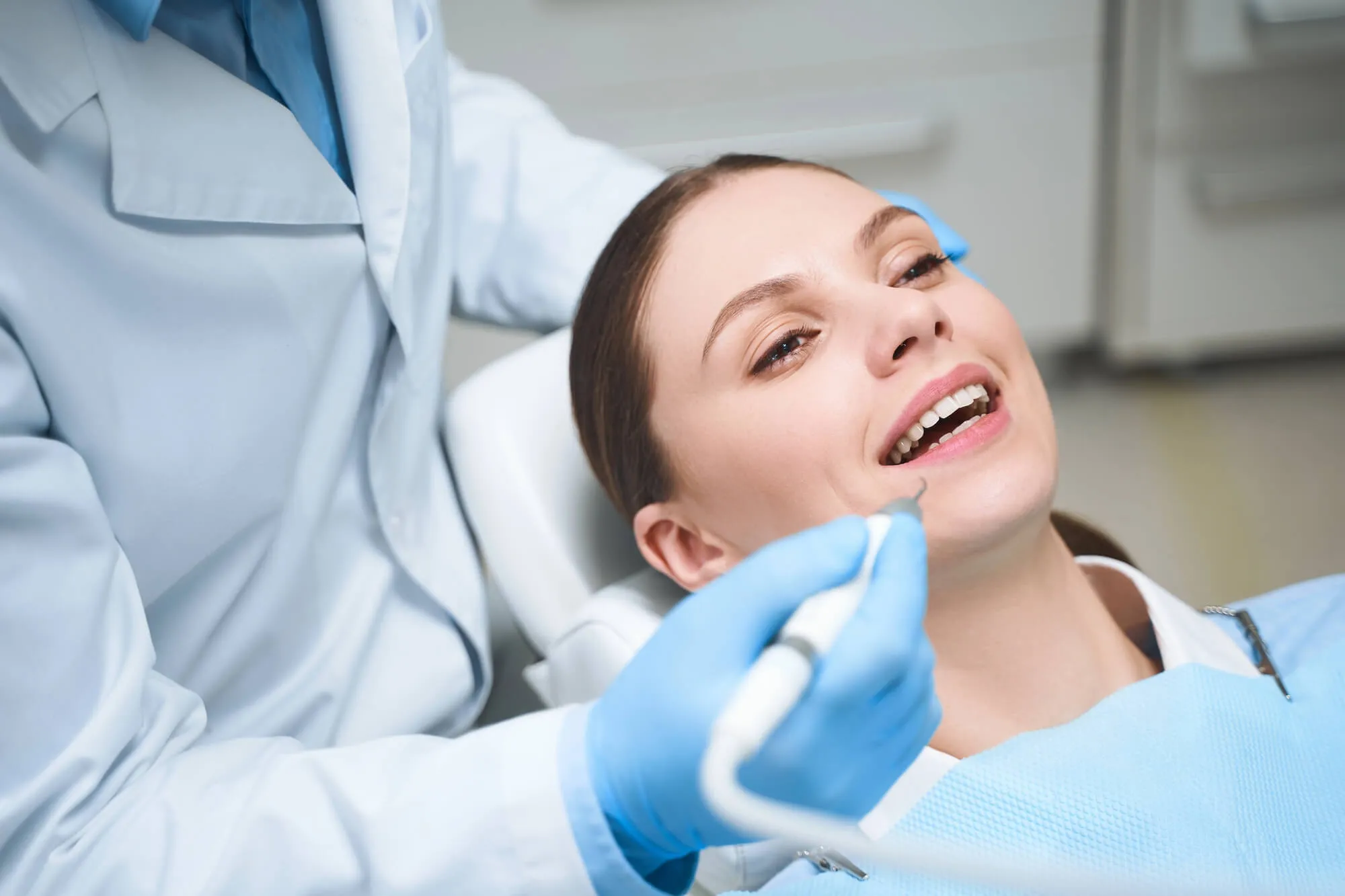 preparing patient for root canals in Houston