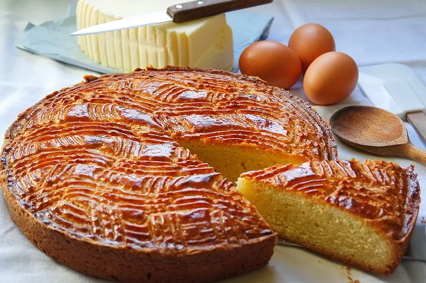 Gâteau Breton beurré aux bords dorés, Marcel Cuisine