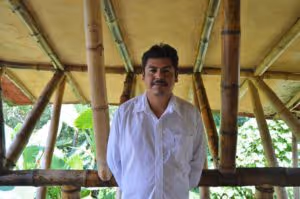 Antonio uno de los anfitriones en tosepan kali cuetzalan puebla