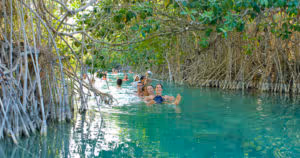 Sian Muyul floating Voyager au Yucatan famille