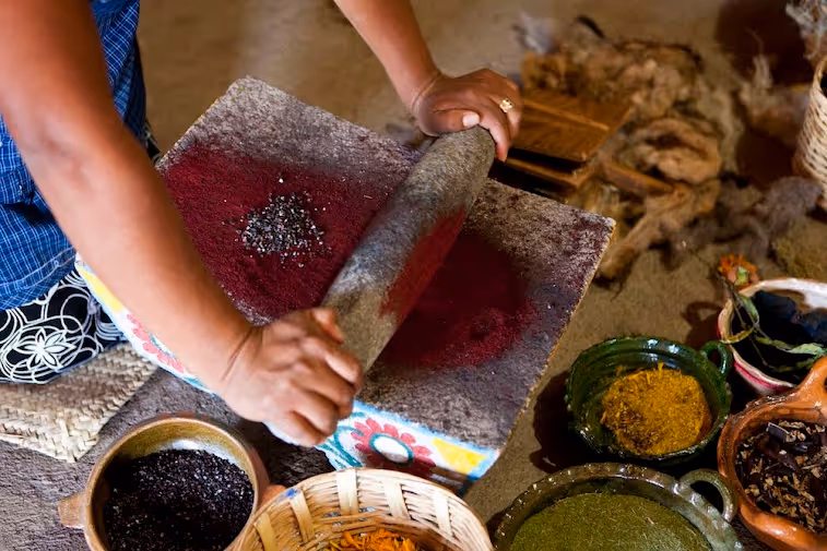 Textiles oaxaqueños © CPTM Foto Ricardo Espinosa
