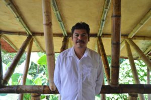 Antonio uno de los anfitriones en tosepan kali cuetzalan puebla