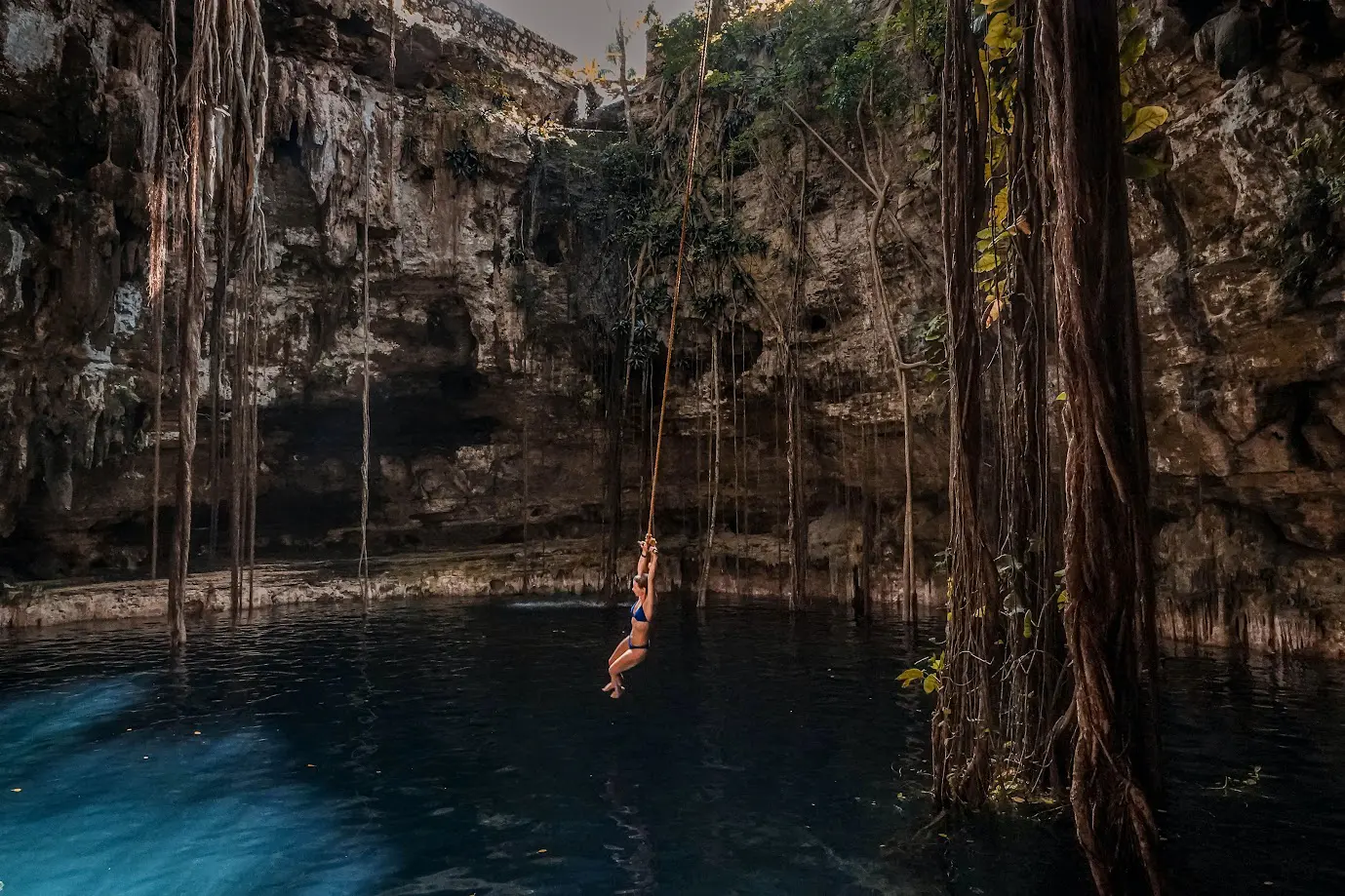 Cenote en Punta Laguna