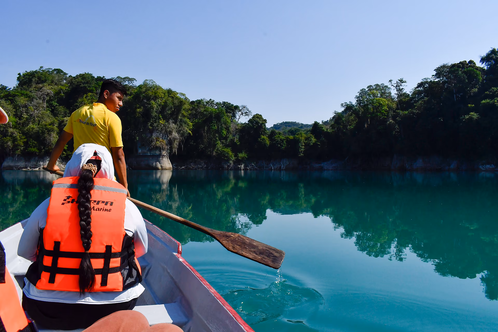 Mexico tours canoeing in Nikté Yucatán