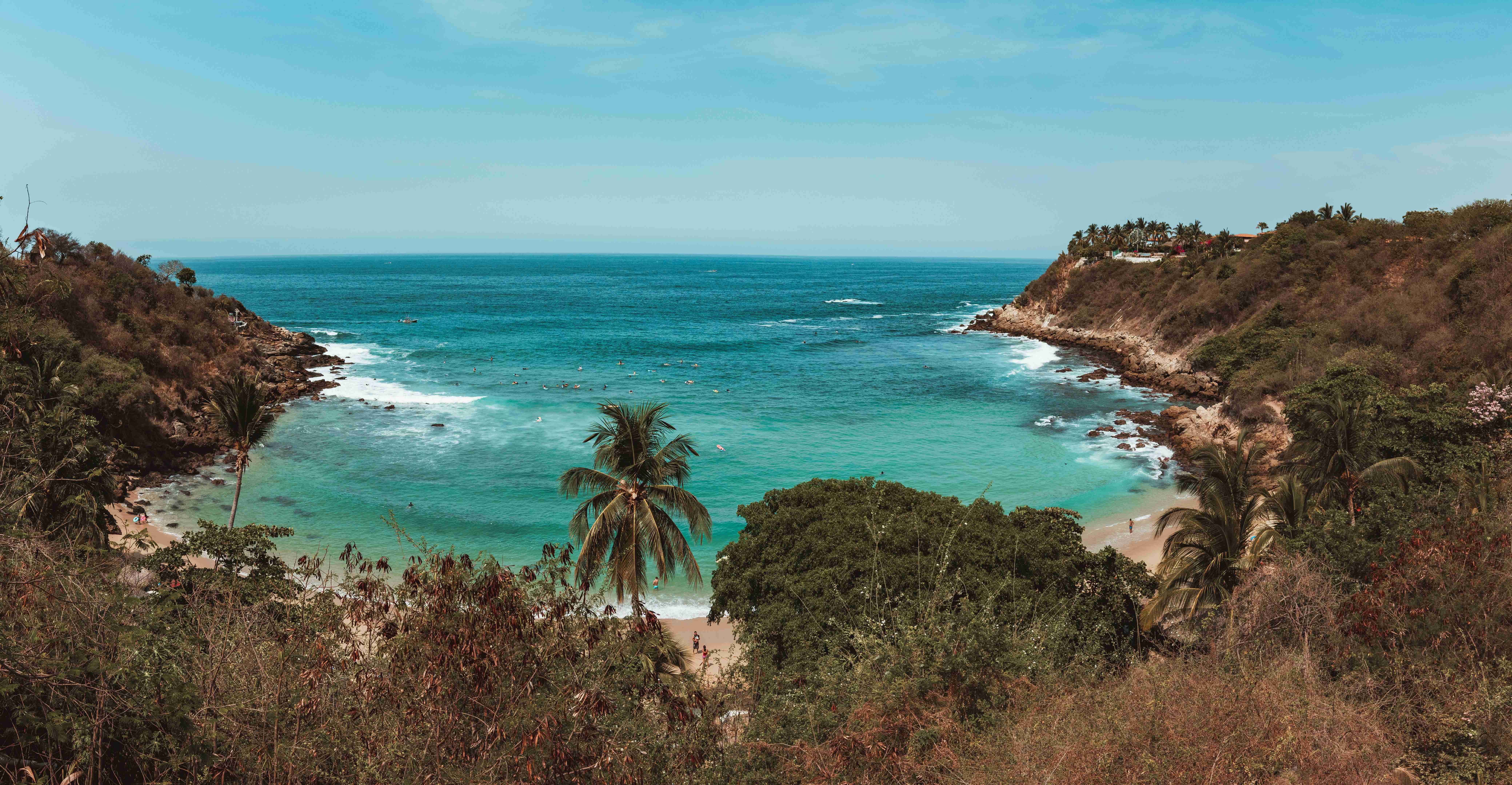 Are Puerto Escondido to Oaxaca Day Trip Tours Worth It – Beach in Puerto Escondido, Oaxaca.