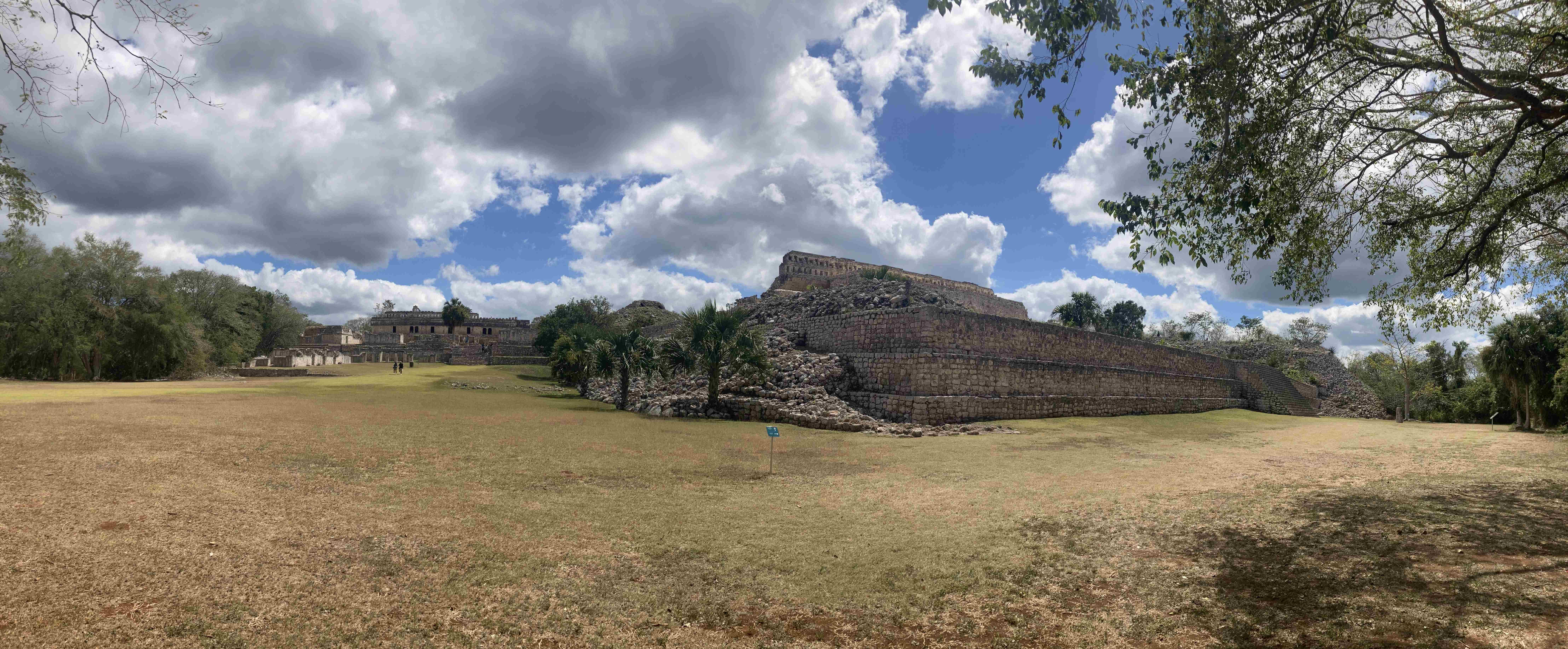 A Complete 2026 Uxmal Tour Guide – Panoramic view of the Uxmal archaeological site in Yucatán.