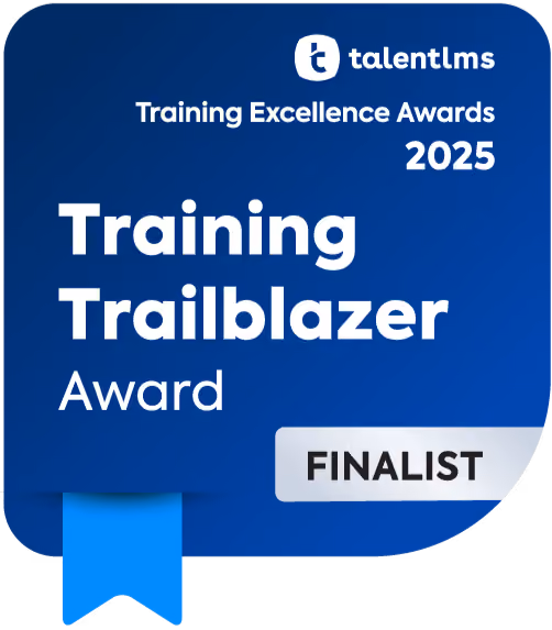 TheraHive was a Training Trailblazer Award Finalist in the TalentLMS Training Excellence Awards 2025