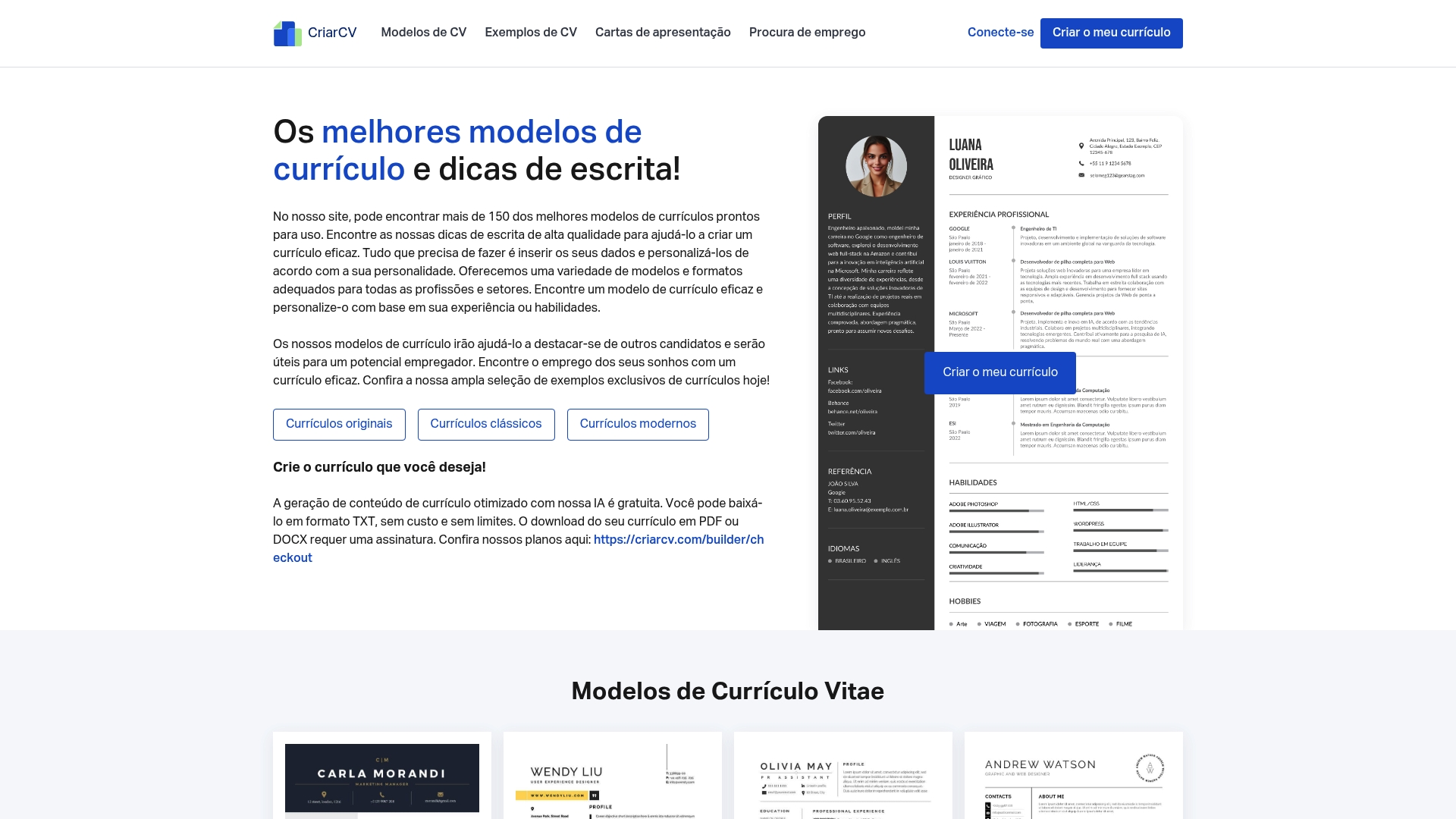 Criarcv
