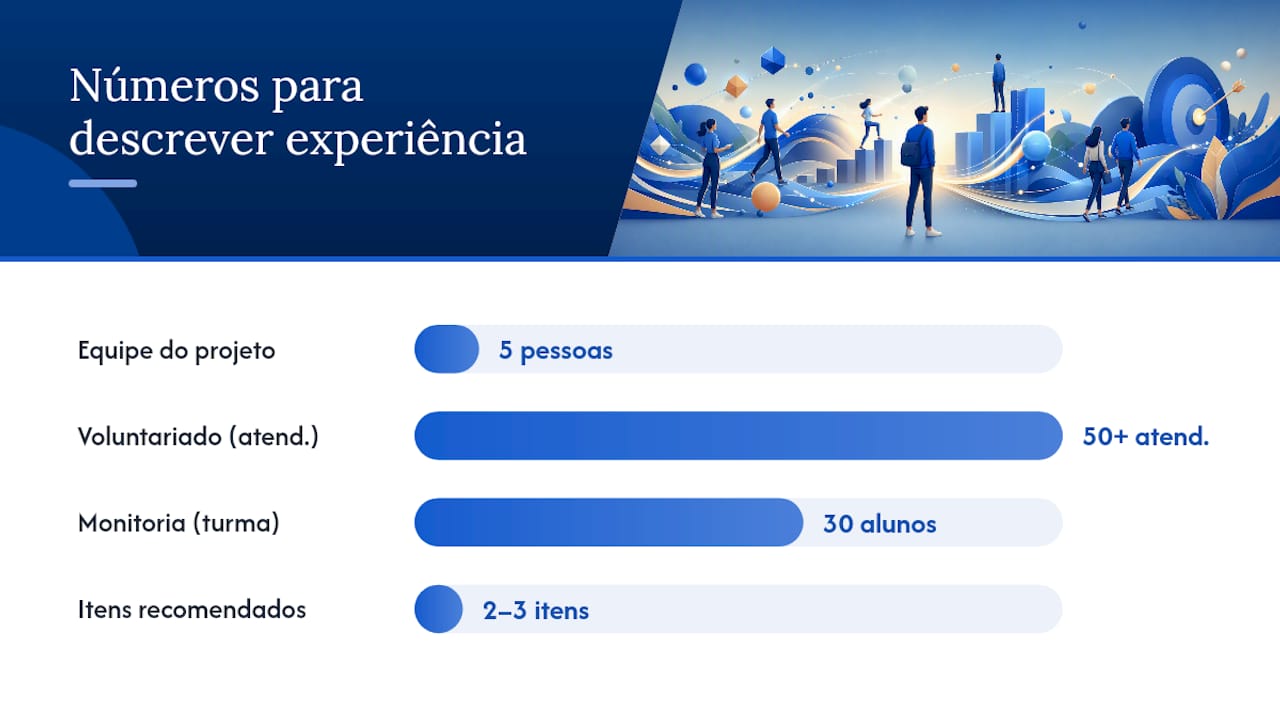 Como apresentar experiência mesmo sem emprego formal — overview diagram