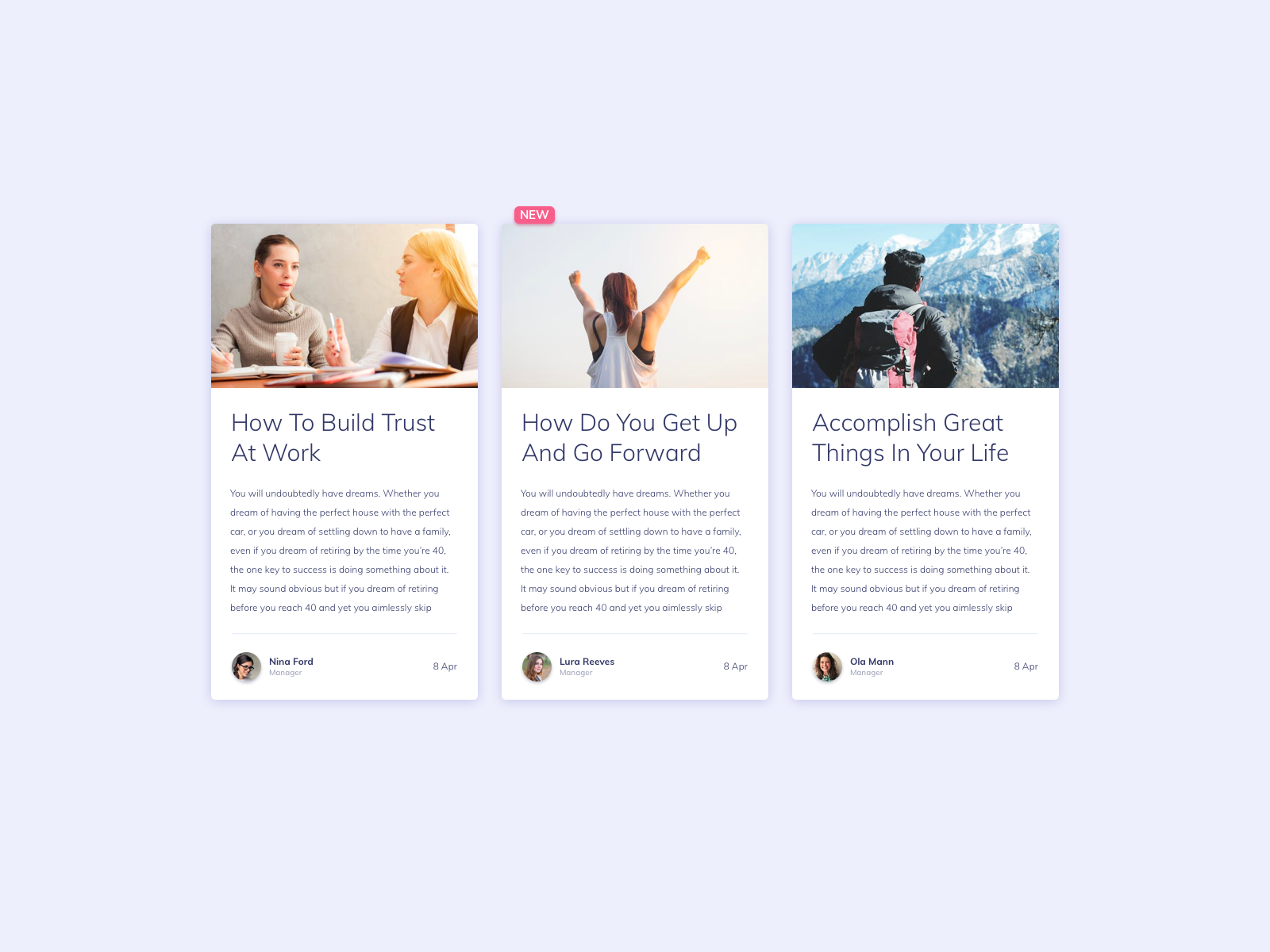 UI Design Daily | Blog Post