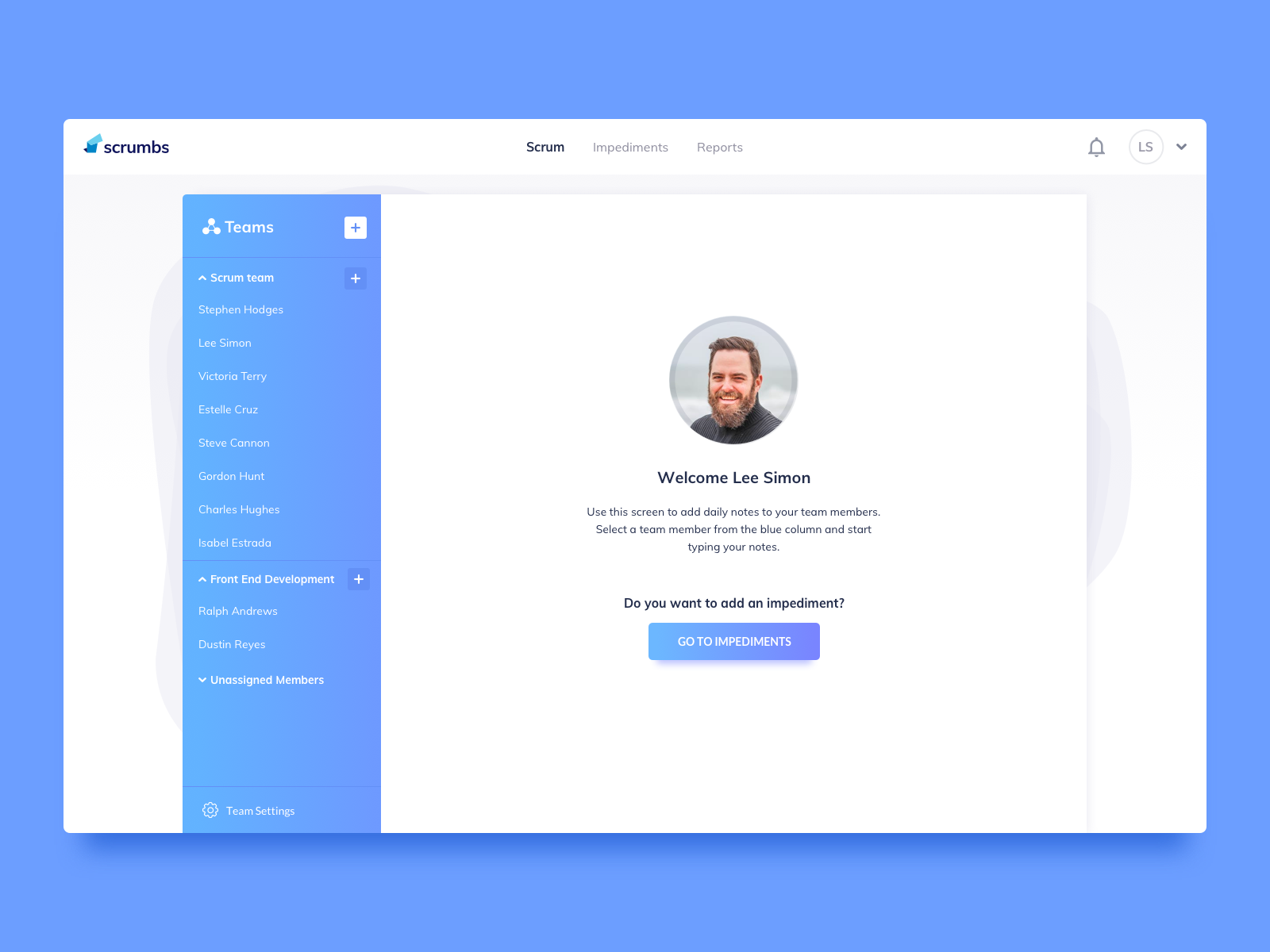 UI Design Daily | Welcome Message