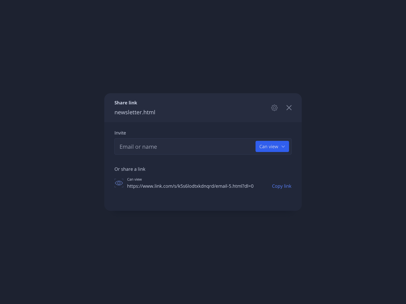 UI Design Daily | Share Link