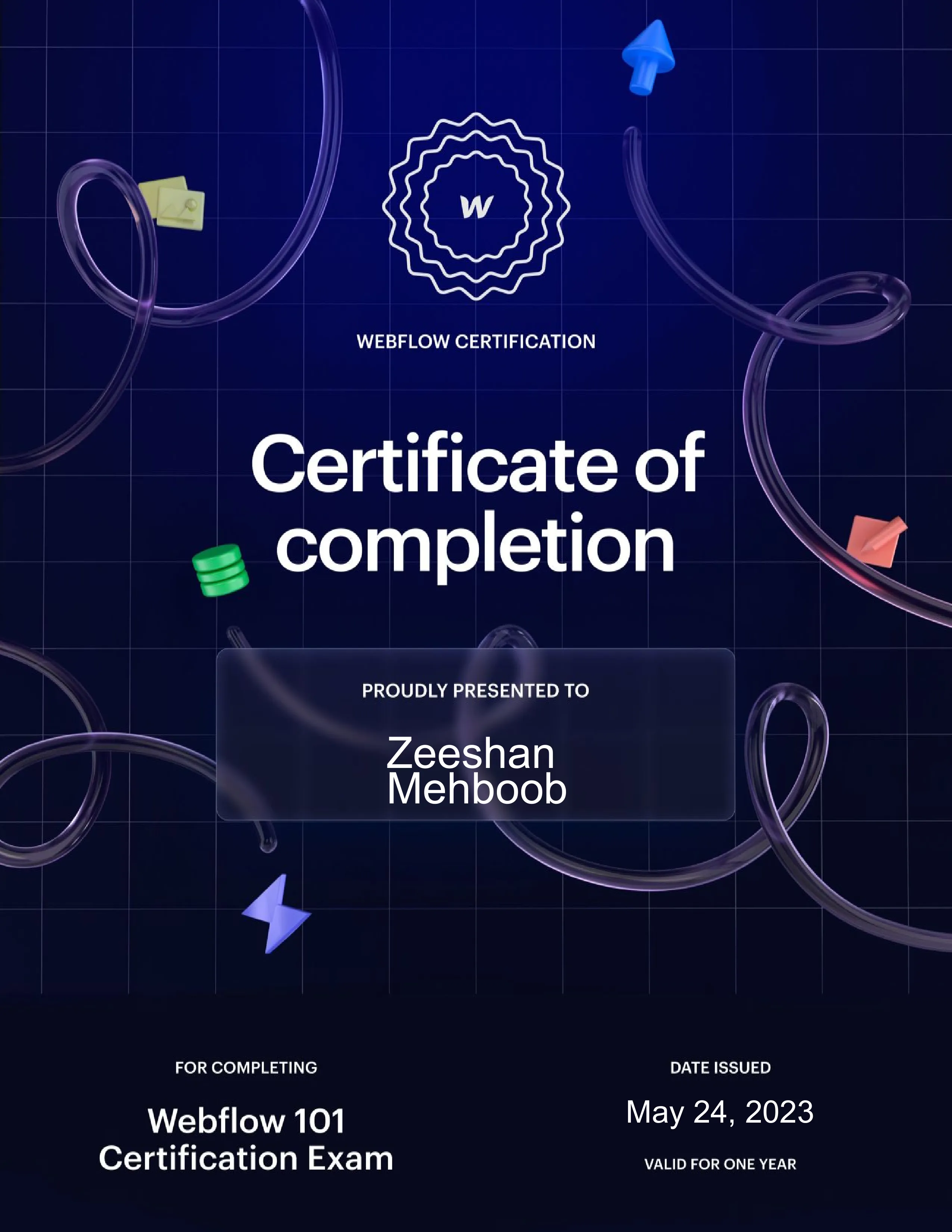 Webfow-certification