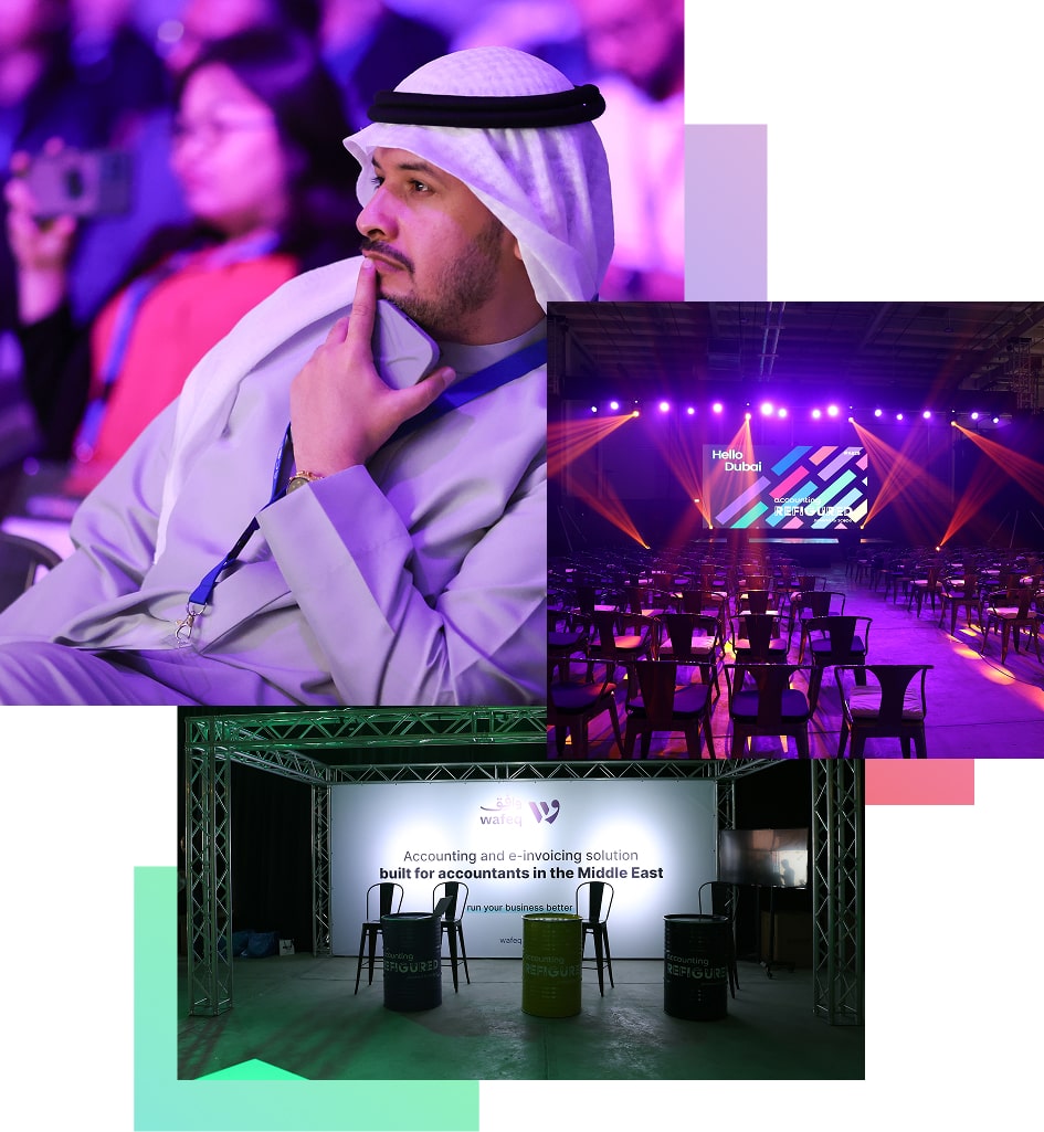 a collage of a man in a white headdress