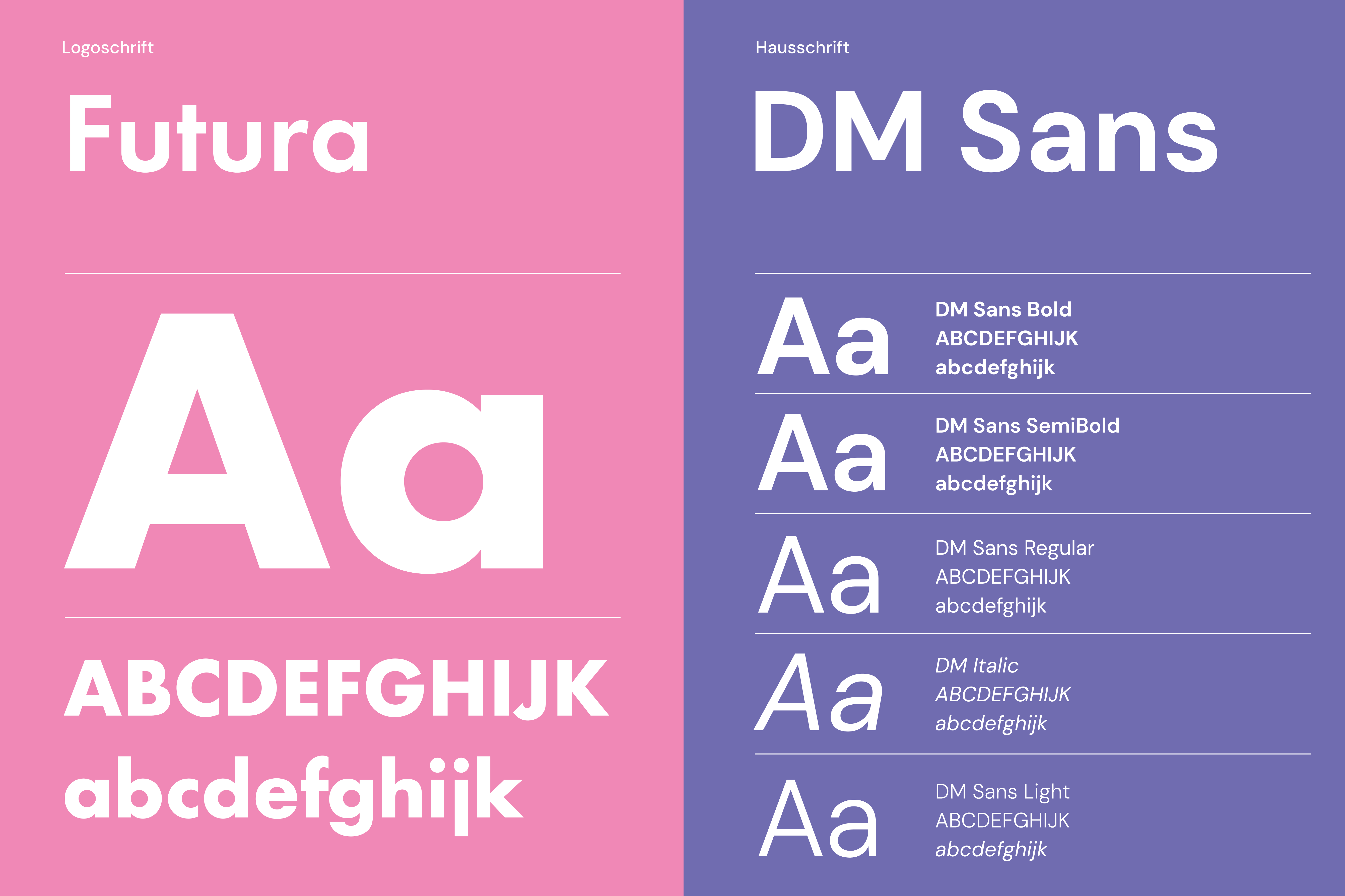 Font Guide für Schule Global im Rahmen des neuen CDs