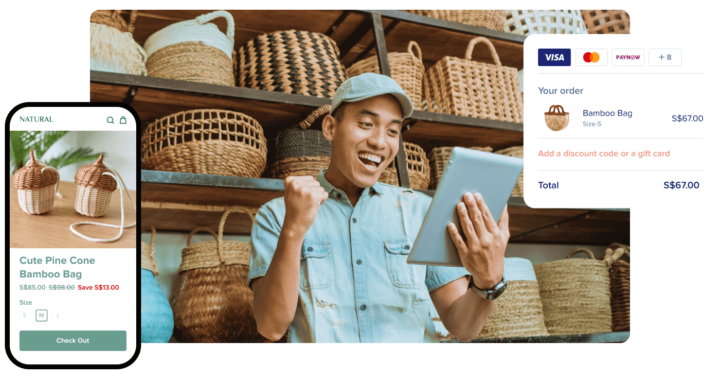 SHOPLINE helps you sell locally and globally