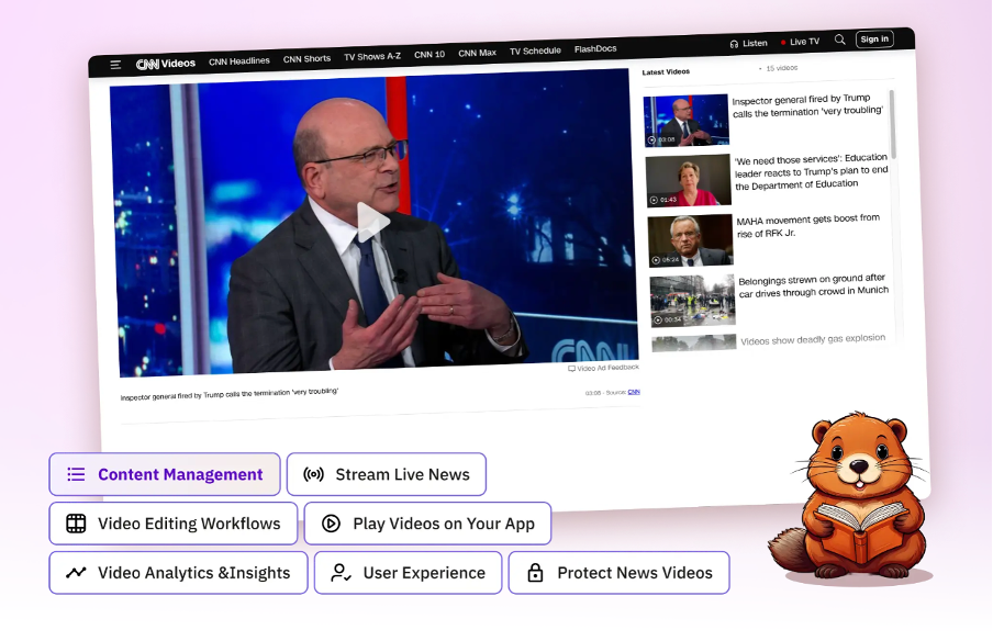 How to build a news video app? 