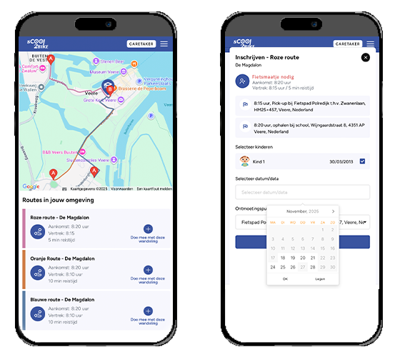 The sCOOL2bike web-app