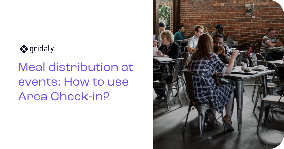 GridalyLab article illustration: How to streamline meal distribution at events?